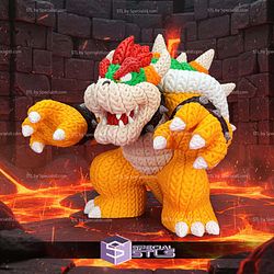 Super Basic STL Knitted Bowser