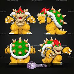 Super Basic STL Knitted Bowser