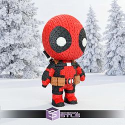Super Basic STL Knitted Deadpool