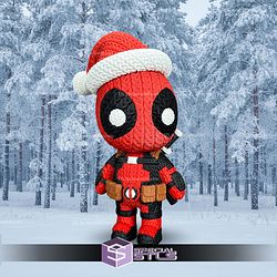 Super Basic STL Knitted Deadpool