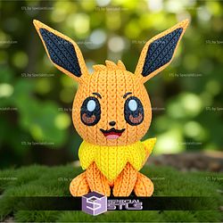 Super Basic STL Knitted Eevee