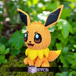 Super Basic STL Knitted Eevee