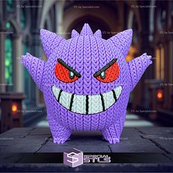 Super Basic STL Knitted Gengar