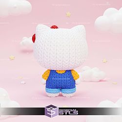 Super Basic STL Knitted Hello Kitty