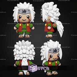 Super Basic STL Knitted Jiraiya