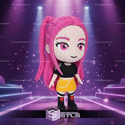 Super Basic STL Knitted Mira Kpop Demon Hunter