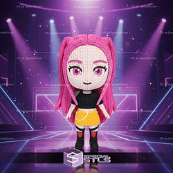 Super Basic STL Knitted Mira Kpop Demon Hunter