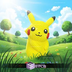 Super Basic STL Knitted Pikachu