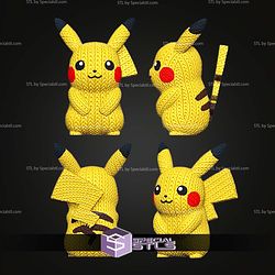 Super Basic STL Knitted Pikachu