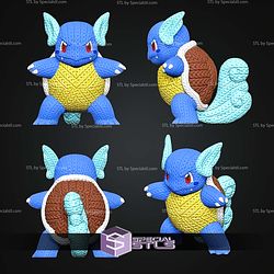 Super Basic STL Knitted Wartortle