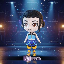 Super Basic STL Knitted Zoey Kpop Demon Hunter