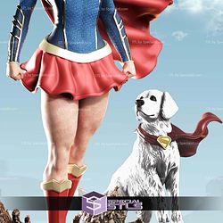 Supergirl of Tomorrow STL Files