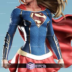 Supergirl of Tomorrow STL Files
