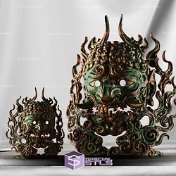 The Visage of Mt Osore Mask Digital 3D Model