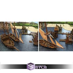 Treasure Island Campaign STL Miniatures