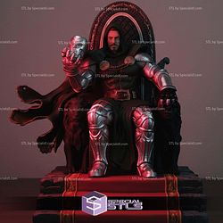 Victor Von Doom on Throne STL Files