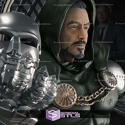 Victor Von Doom on Throne STL Files
