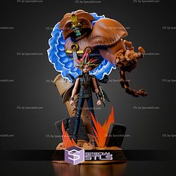 Yami Yugi and Exodia 290mm STL Files