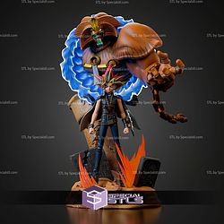 Yami Yugi and Exodia 290mm STL Files
