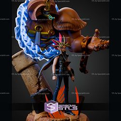Yami Yugi and Exodia 290mm STL Files