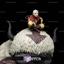 Aang Appa and Momo STL Files