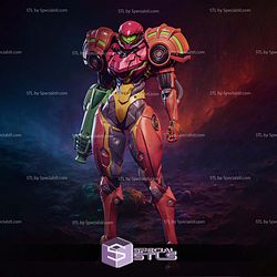 Samus Armor Standing 3D Printer Files