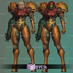 Samus Armor Standing 3D Printer Files