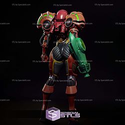 Samus Armor Standing 3D Printer Files