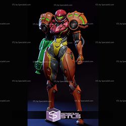 Samus Armor Standing 3D Printer Files