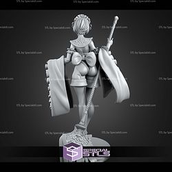 2B Maid 1-7 Nier Automata STL Files