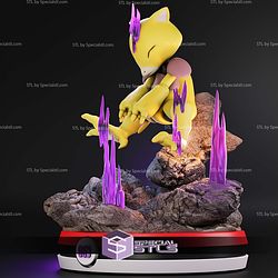 Abra Pokemon 063 STL Files