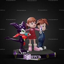 Ai Mako and Impmon STL Files