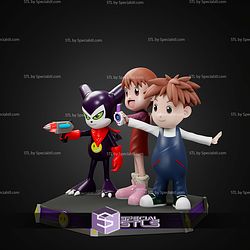 Ai Mako and Impmon STL Files