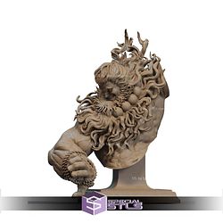 Akuma Street Figter Realistic Bust STL Files