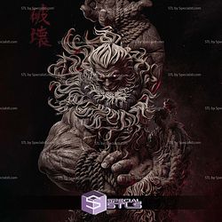 Akuma Street Figter Realistic STL Files