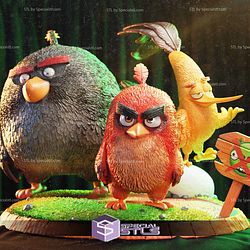 Angry Birds Character STL Files