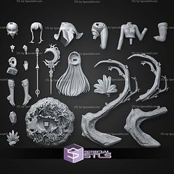 Aoi Haruka Witch Fanart STL Files