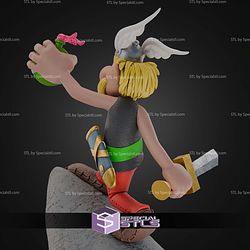 Asterix and Obelix Diorama 300mm STL Files