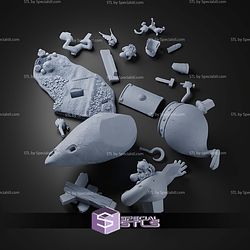 Asterix and Obelix Diorama 300mm STL Files