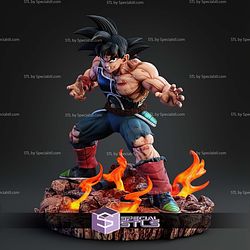 Bardock Flame Battle STL Files