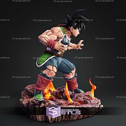 Bardock Flame Battle STL Files