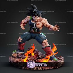 Bardock Flame Battle STL Files