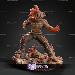 Bardock Flame Battle STL Files