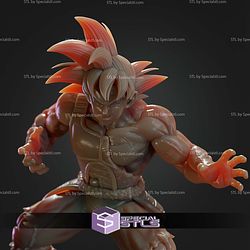 Bardock Flame Battle STL Files