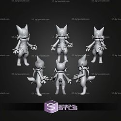 Basic Pokemon STL Sprigatito Floragato Meowscarada