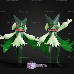 Basic Pokemon STL Sprigatito Floragato Meowscarada
