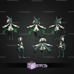 Basic Pokemon STL Sprigatito Floragato Meowscarada
