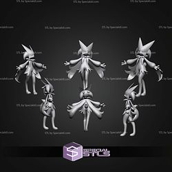 Basic Pokemon STL Sprigatito Floragato Meowscarada