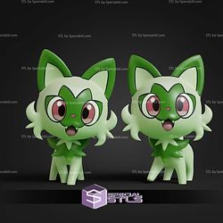 Basic Pokemon STL Sprigatito Floragato Meowscarada