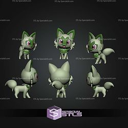 Basic Pokemon STL Sprigatito Floragato Meowscarada